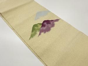 綴れ山模様織出し名古屋帯